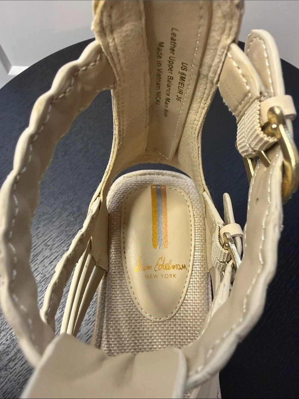 Sam Edelman Nicki Gladiator Sandal| Size 6 - Picture 7 of 8